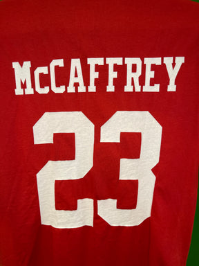 NFL San Francisco 49ers Christian McCaffrey #23 T-Shirt Red Men's Large NWT