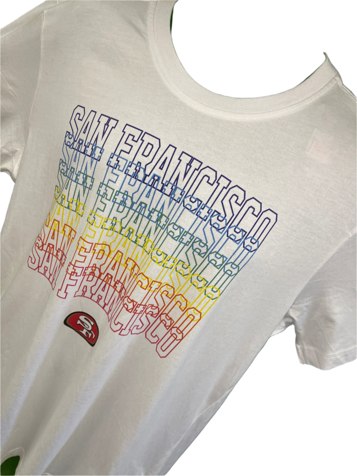 NFL San Francisco 49ers Pride Rainbow T-Shirt Men's Large NWT