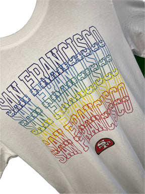 NFL San Francisco 49ers Pride Rainbow T-Shirt Men's Large NWT