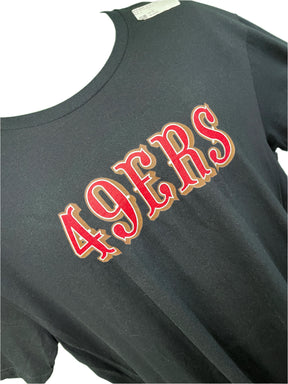 NFL San Francisco 49ers Black Wordmark T-Shirt Men's X-Large NWT