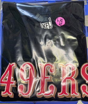 NFL San Francisco 49ers Black Wordmark T-Shirt Men's X-Large NWT