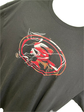 NFL San Francisco 49ers Black Psychedelic Logo T-Shirt Men's 3X-Large NWT