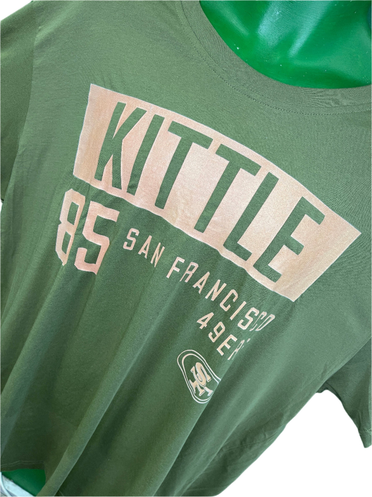 NFL San Francisco 49ers George Kittle Green/Gold 100% Cotton Men's 3X-Large NWT