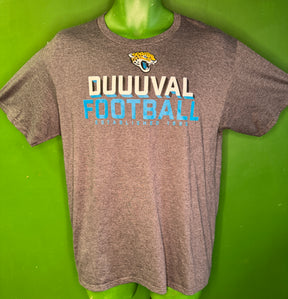 NFL Jacksonville Jaguars Fanatics Heathered Grey T-Shirt Men's Large