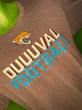 NFL Jacksonville Jaguars Fanatics Heathered Grey T-Shirt Men's Large