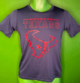 NFL Houston Texans Navy Wicking T-Shirt Youth Medium 10-12