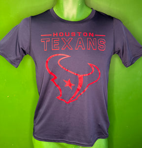 NFL Houston Texans Navy Wicking T-Shirt Youth Medium 10-12
