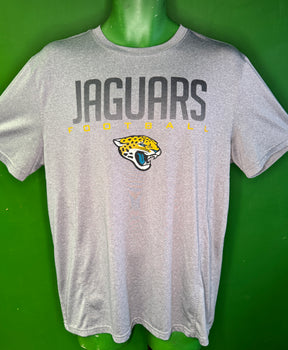 NFL Jacksonville Jaguars Light Grey Exercise T-Shirt Men's Large NWOT