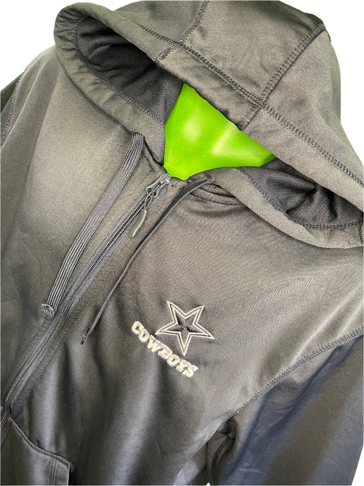 NFL Dallas Cowboys Navy Blue Full-Zip Hoodie Men's Large