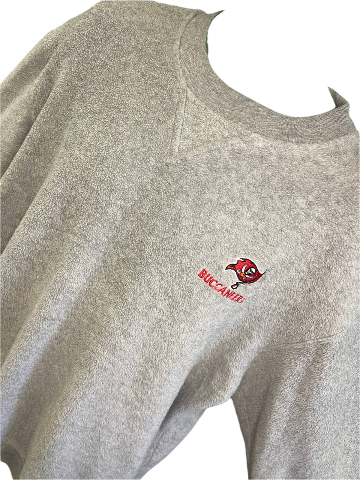 NFL Tampa Bay Buccaneers Grey Pullover Sweatshirt Men's Large