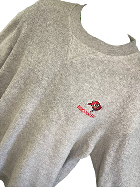 NFL Tampa Bay Buccaneers Grey Pullover Sweatshirt Men's Large