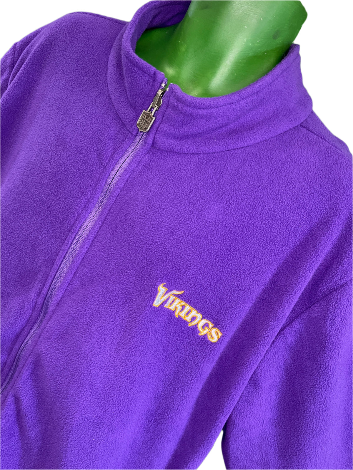 NFL Minnesota Vikings Purple Full-Zip Sweatshirt Men's X-Large