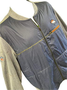 NFL Denver Broncos Full Zip Light Jacket Windbreaker Men's Large