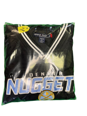NBA Denver Nuggets Sideline Pullover Windbreaker Youth Medium 10-12