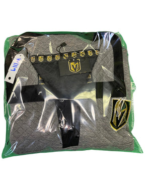 NHL Vegas Golden Knights 1/4 Zip Grey Pullover Men's Medium NWT