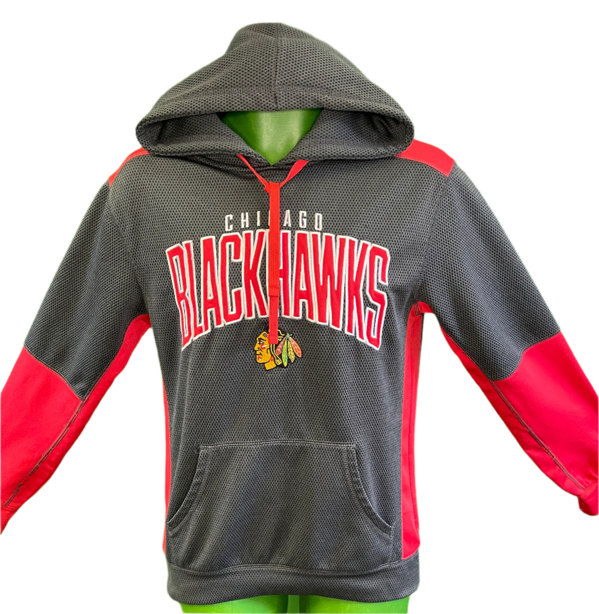 NHL Chicago Blackhawks Pullover Hoodie Top Gorgeous BARGAIN Men's Small