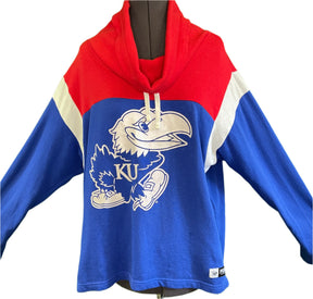 NCAA Kansas Jayhawks Victoria's Secret PINK Pullover Sweatshirt Women's Large