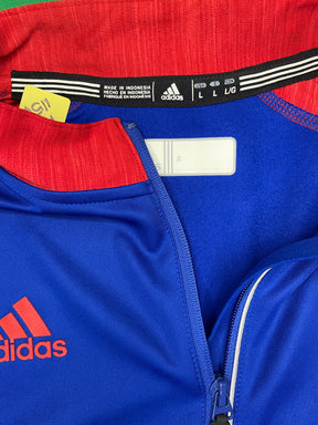 NCAA Kansas Jayhawks Adidas 1/4 Zip Pullover Top Men's Large