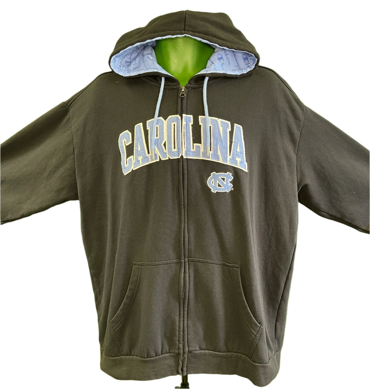 NCAA North Carolina Tar Heels Champion Full Zip Hoodie Jacket Men's 2X-Large
