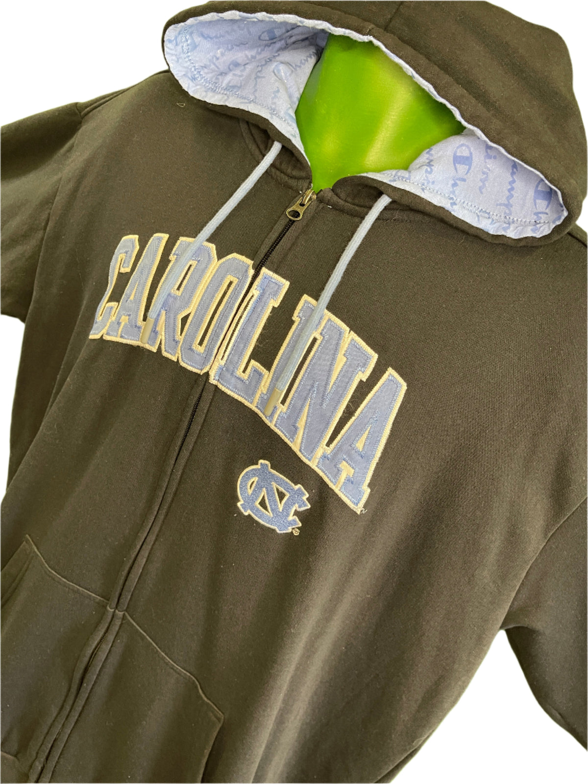 NCAA North Carolina Tar Heels Champion Full Zip Hoodie Jacket Men's 2X-Large