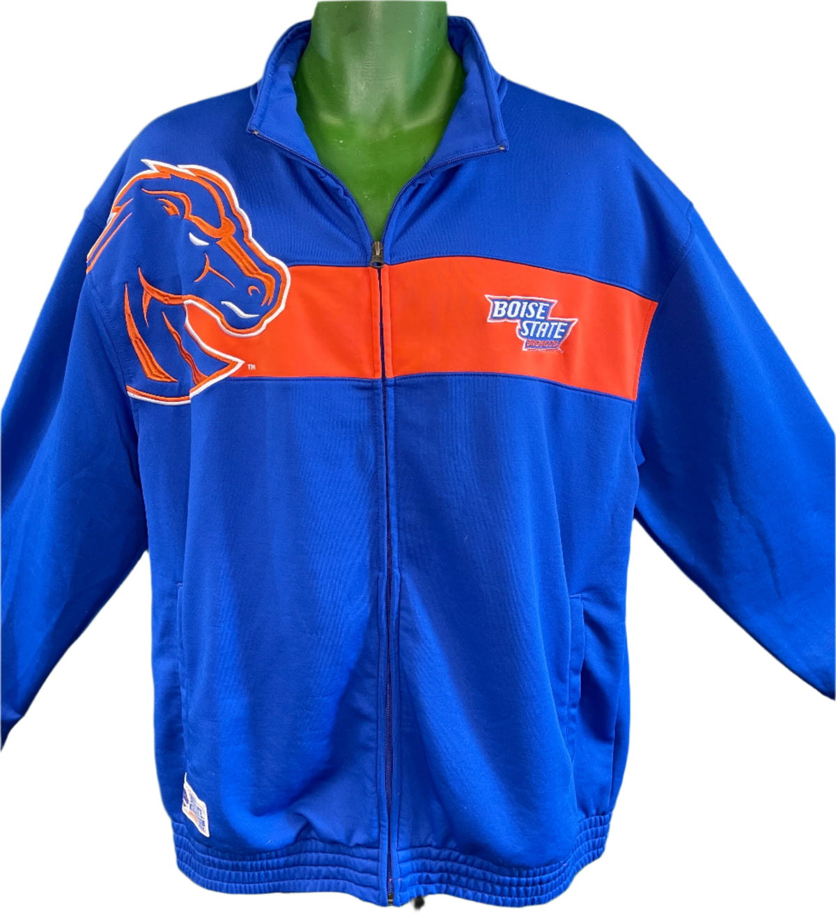 NCAA Boise State Broncos Majestic Full Zip Track Jacket Men's Large