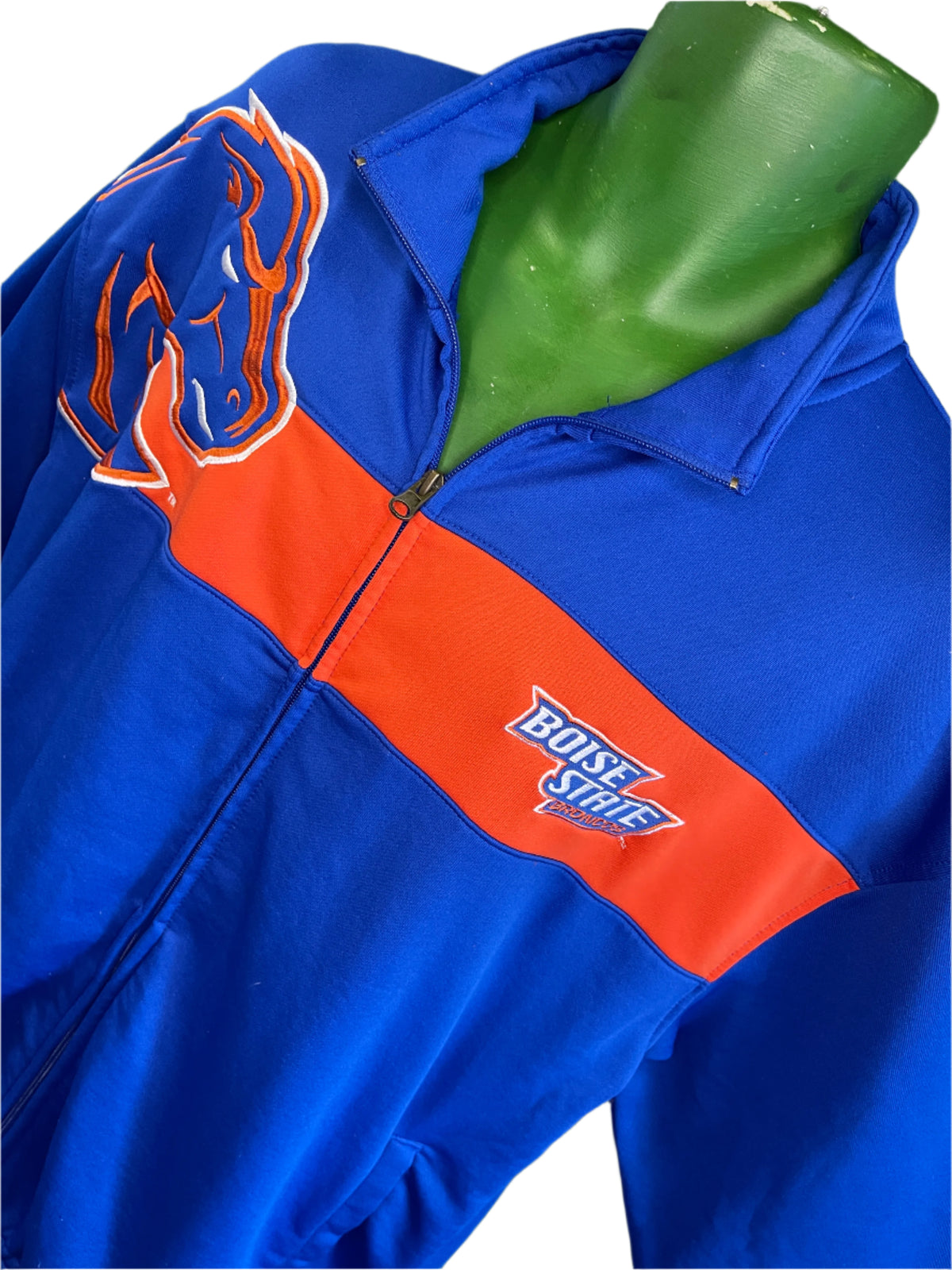 NCAA Boise State Broncos Majestic Full Zip Track Jacket Men's Large