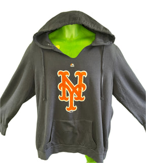 MLB New York Mets Majestic Plus Size Pullover Sweatshirt Women's 1X X-Large