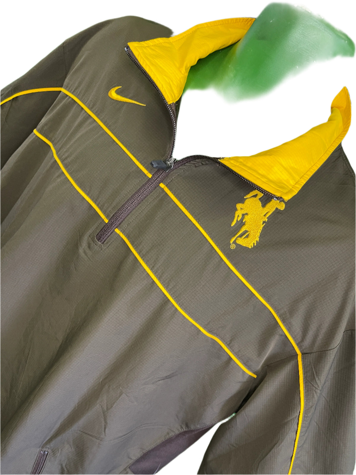 NCAA Wyoming Cowboys Storm-Fit 1/4 Zip Pullover Windbreaker Men's Medium