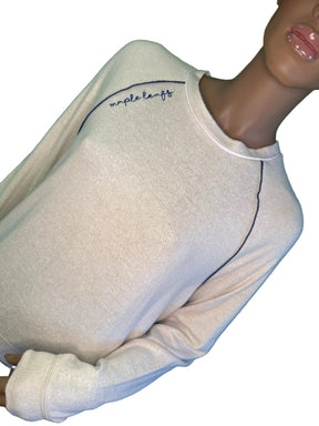 NHL Toronto Maple Leafs Soft Jumper Top Cream Women's Small