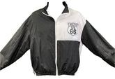Route 66 Retro Vintage Colour Blocked B&W Shell Jacket Youth X-Large 18-20