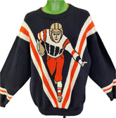 American Football Vintage Cotton Jumper Sweater Bears Broncos Men's X-Large
