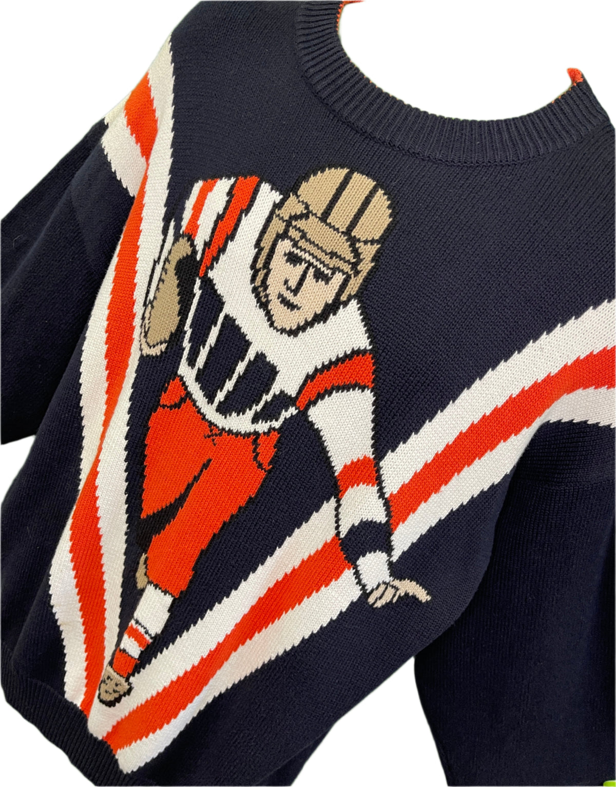 American Football Vintage Cotton Jumper Sweater Bears Broncos Men's X-Large