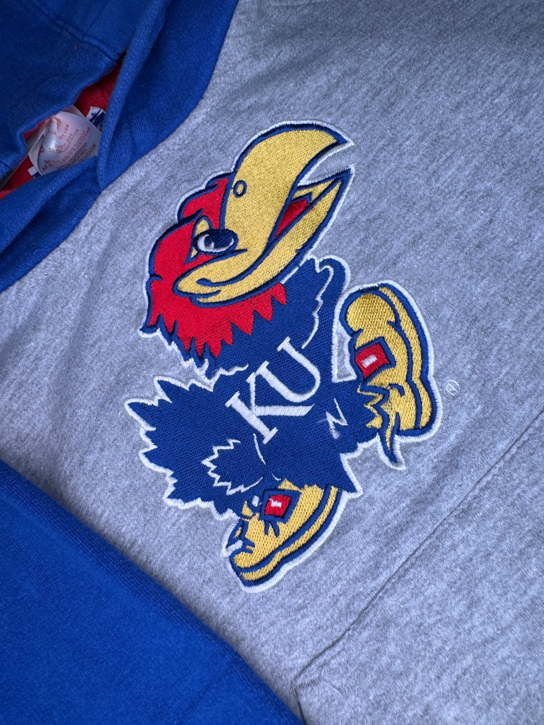 NCAA University of Kansas KU Jayhawks Majestic Hoodie Youth Small 5-6