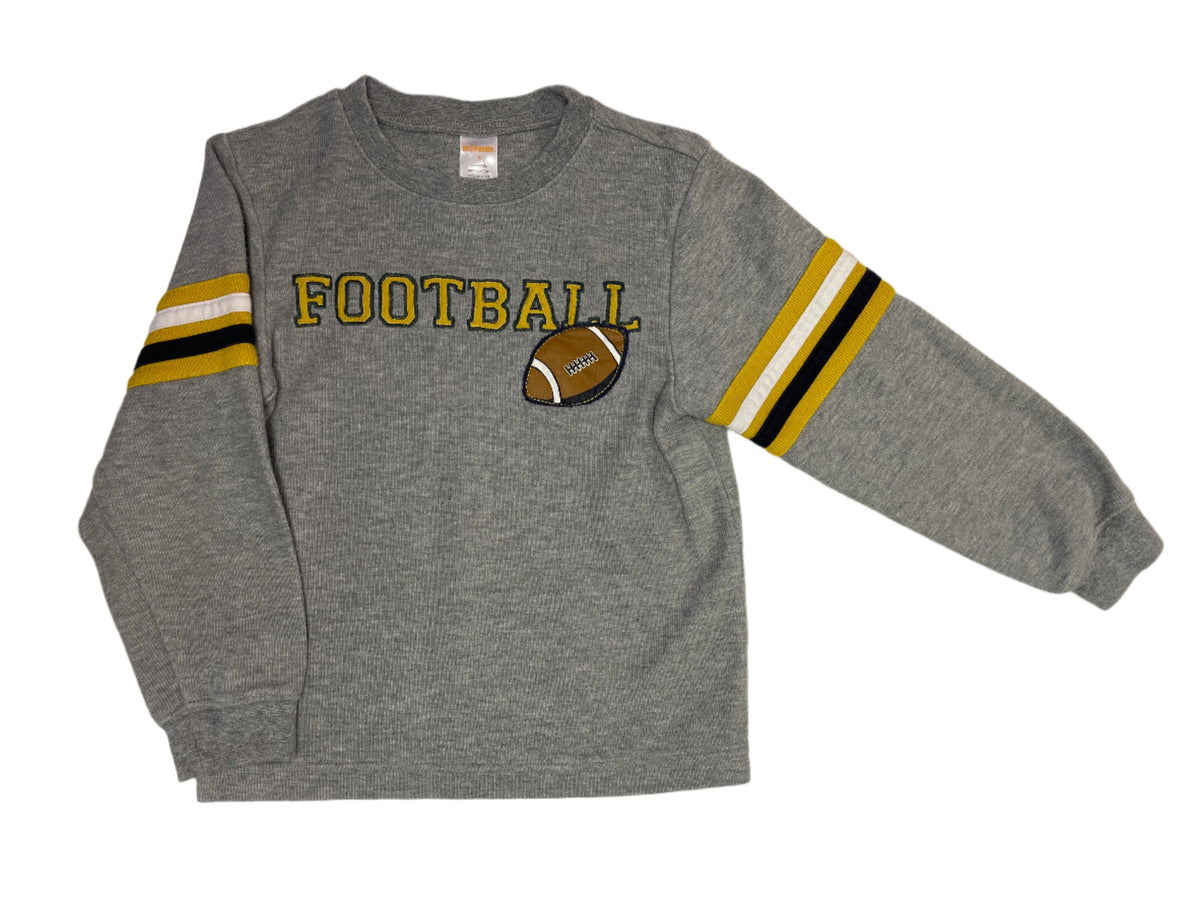 American Football Ribbed 100% Cotton Pullover Sweatshirt Youth X-Small 5