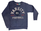 American Football "Varsity" Heathered Blue Pullover Sweatshirt Youth Small 8