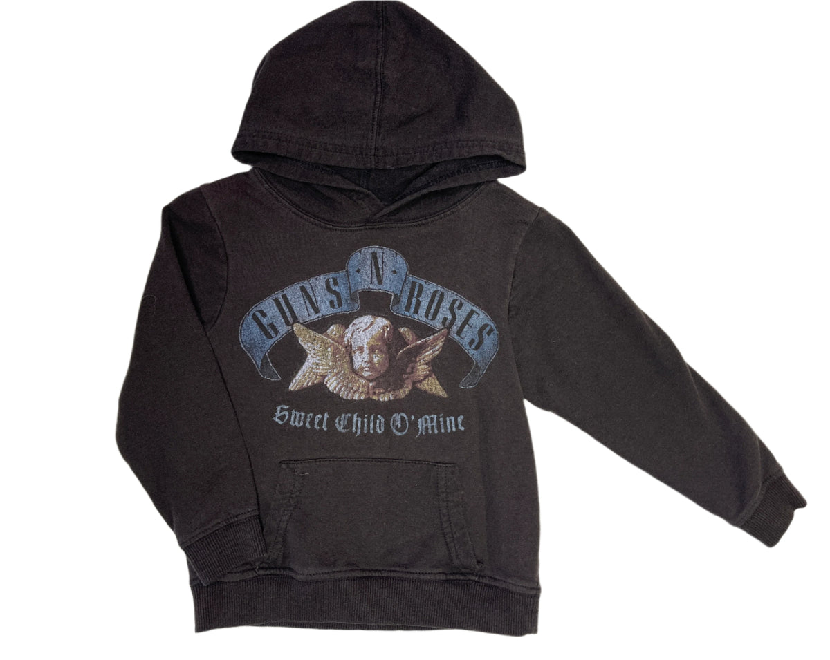 Guns N' Roses Dark Grey Pullover Hoodie Youth X-Small 4T