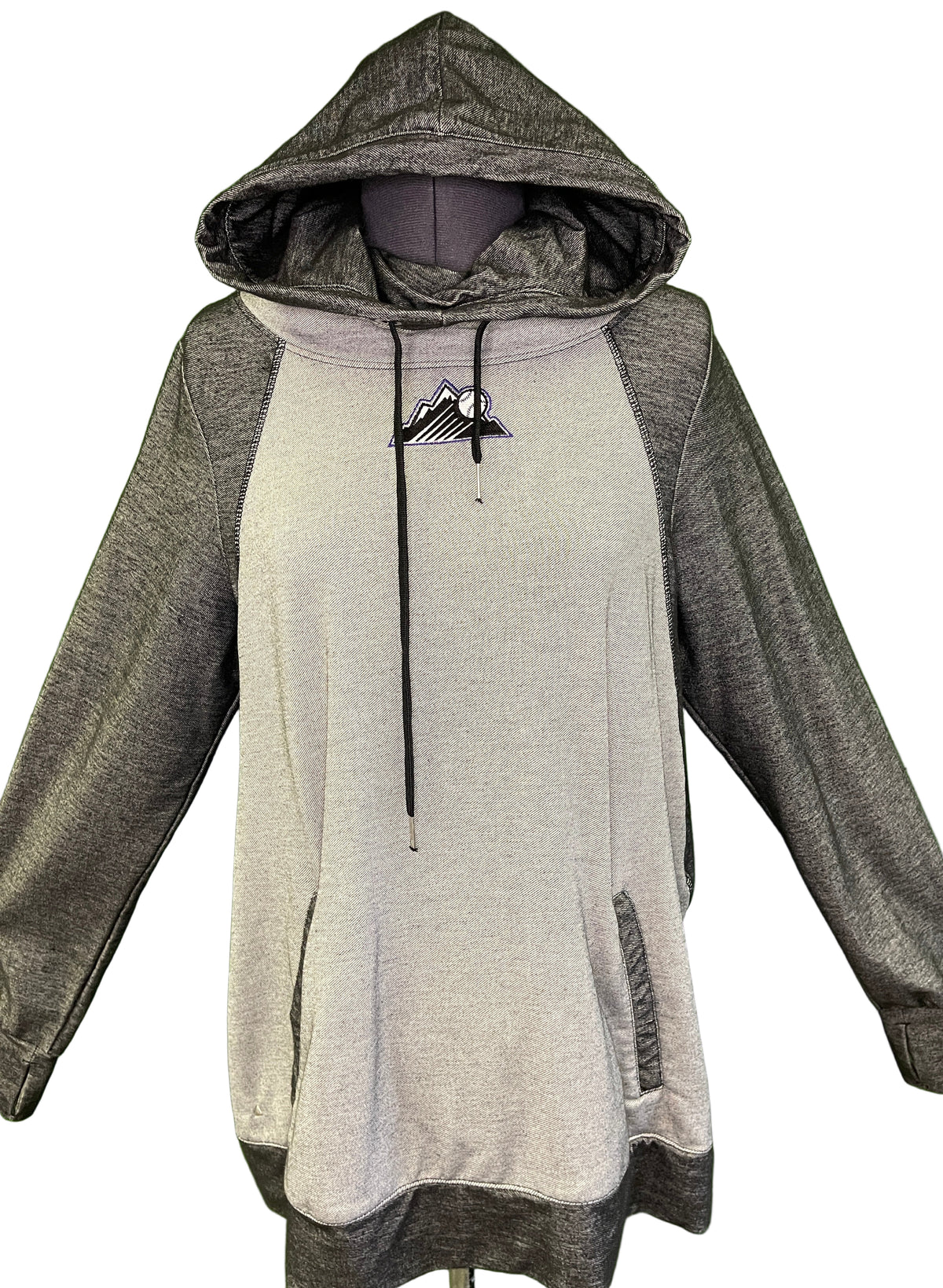 MLB Colorado Rockies Antigua Funnel Neck Hoodie Pullover Sweatshirt Men's Large