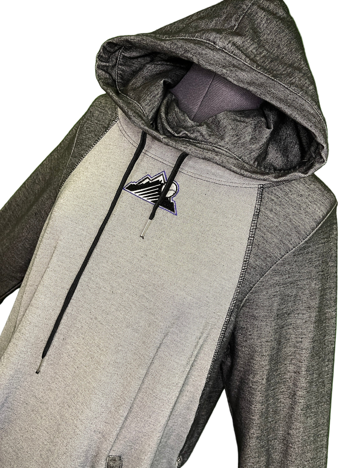 MLB Colorado Rockies Antigua Funnel Neck Hoodie Pullover Sweatshirt Men's Large