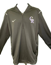 MLB Colorado Rockies Dri-Fit Full-Zip Track Jacket Embroidered Men's Large