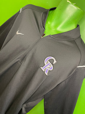 MLB Colorado Rockies Dri-Fit Full-Zip Track Jacket Embroidered Men's Large