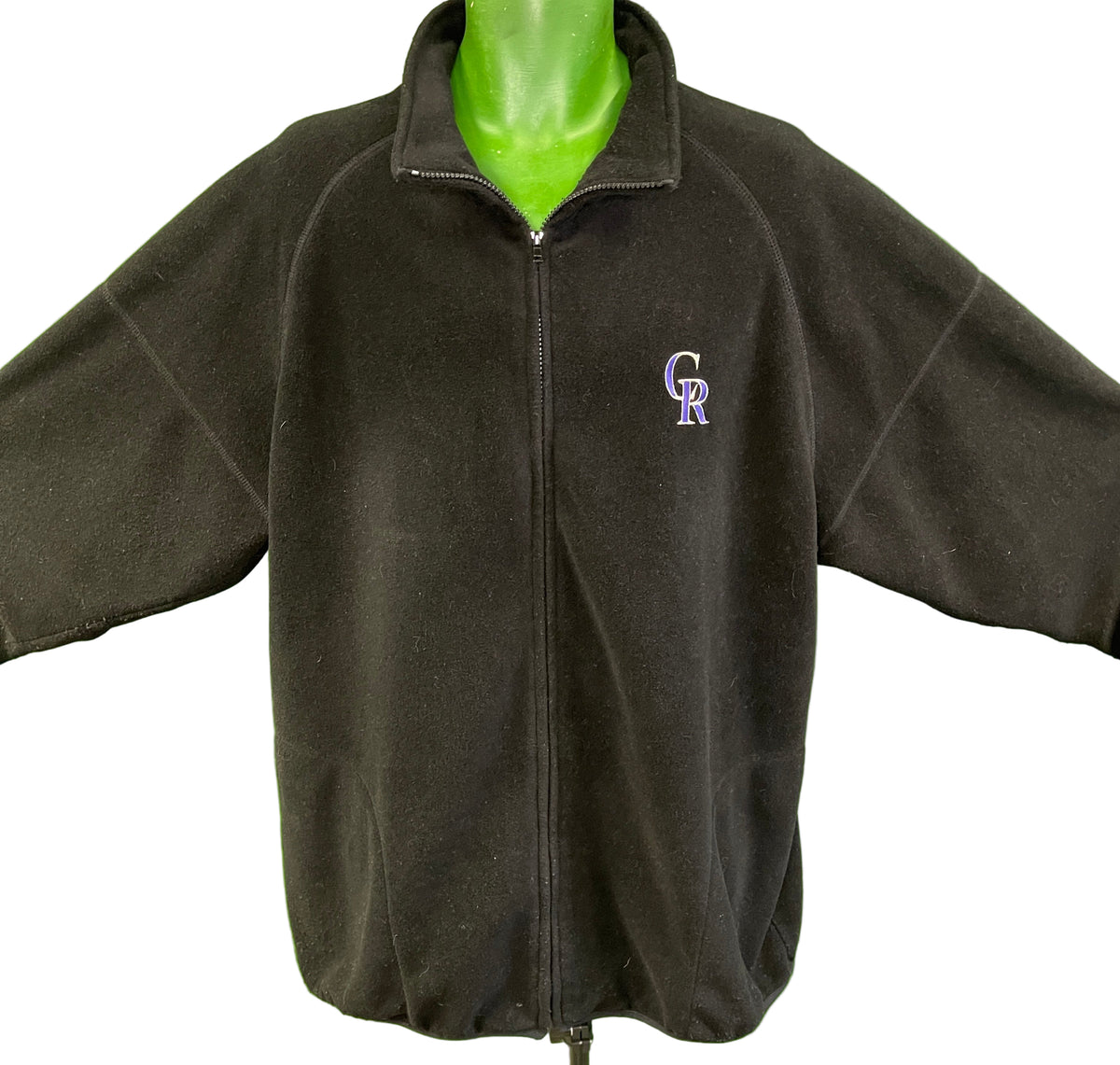 MLB Colorado Rockies Majestic Fleece Full-Zip Jacket Men's X-Large