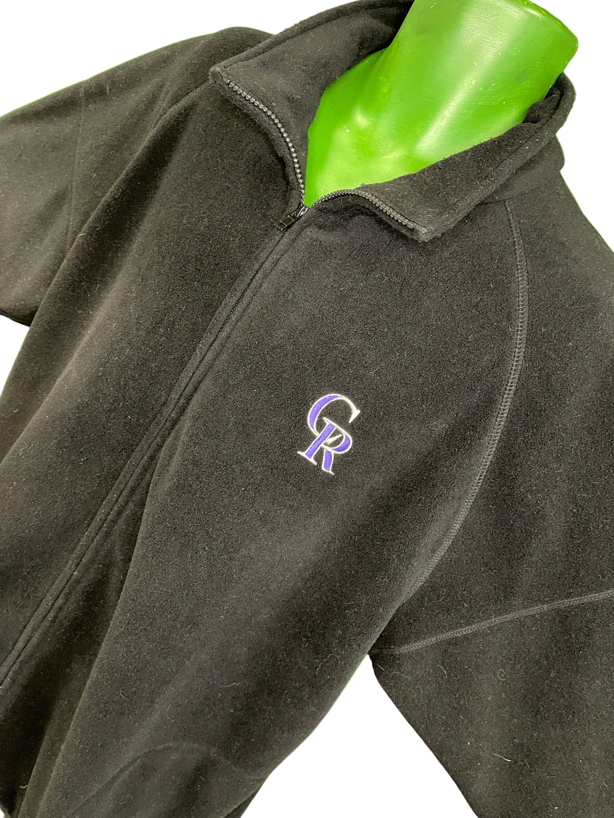 MLB Colorado Rockies Majestic Fleece Full-Zip Jacket Men's X-Large