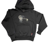 MLB Colorado Rockies Majestic Therma Base Pullover Hoodie Youth Medium 10-12