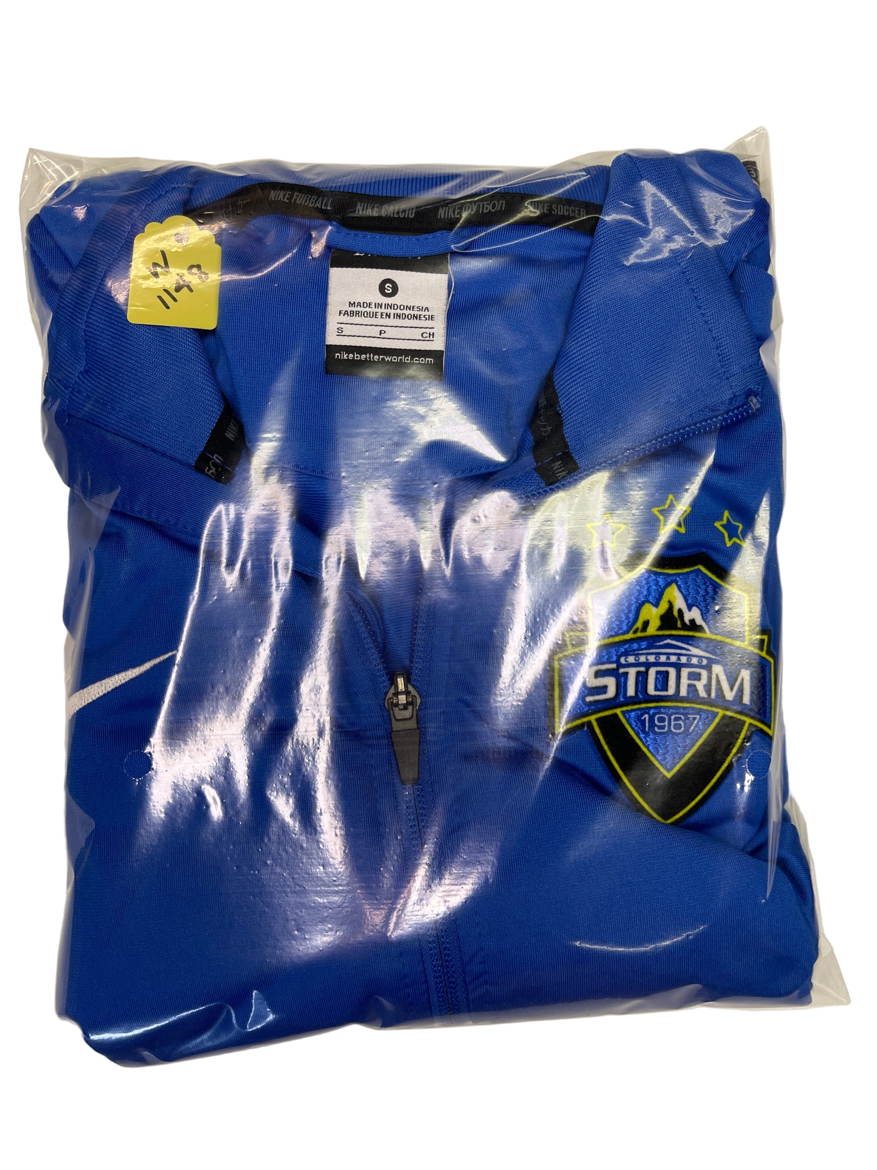 Colorado Storm Soccer USL-W USL2 Dri-Fit Track Jacket Colour Blocked Men's Small