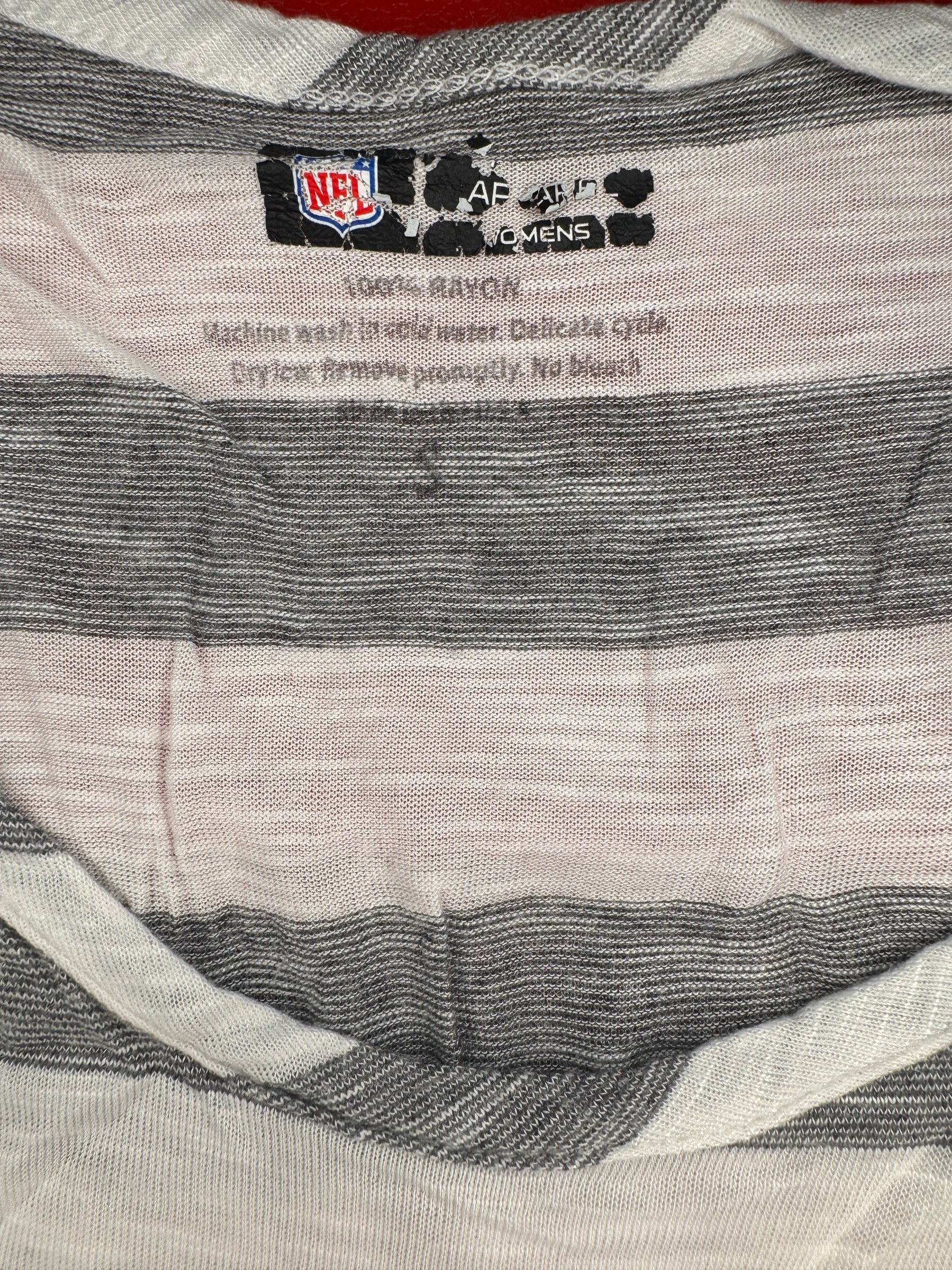 NFL Houston Texans T-Shirt Striped Women's Small Cute!