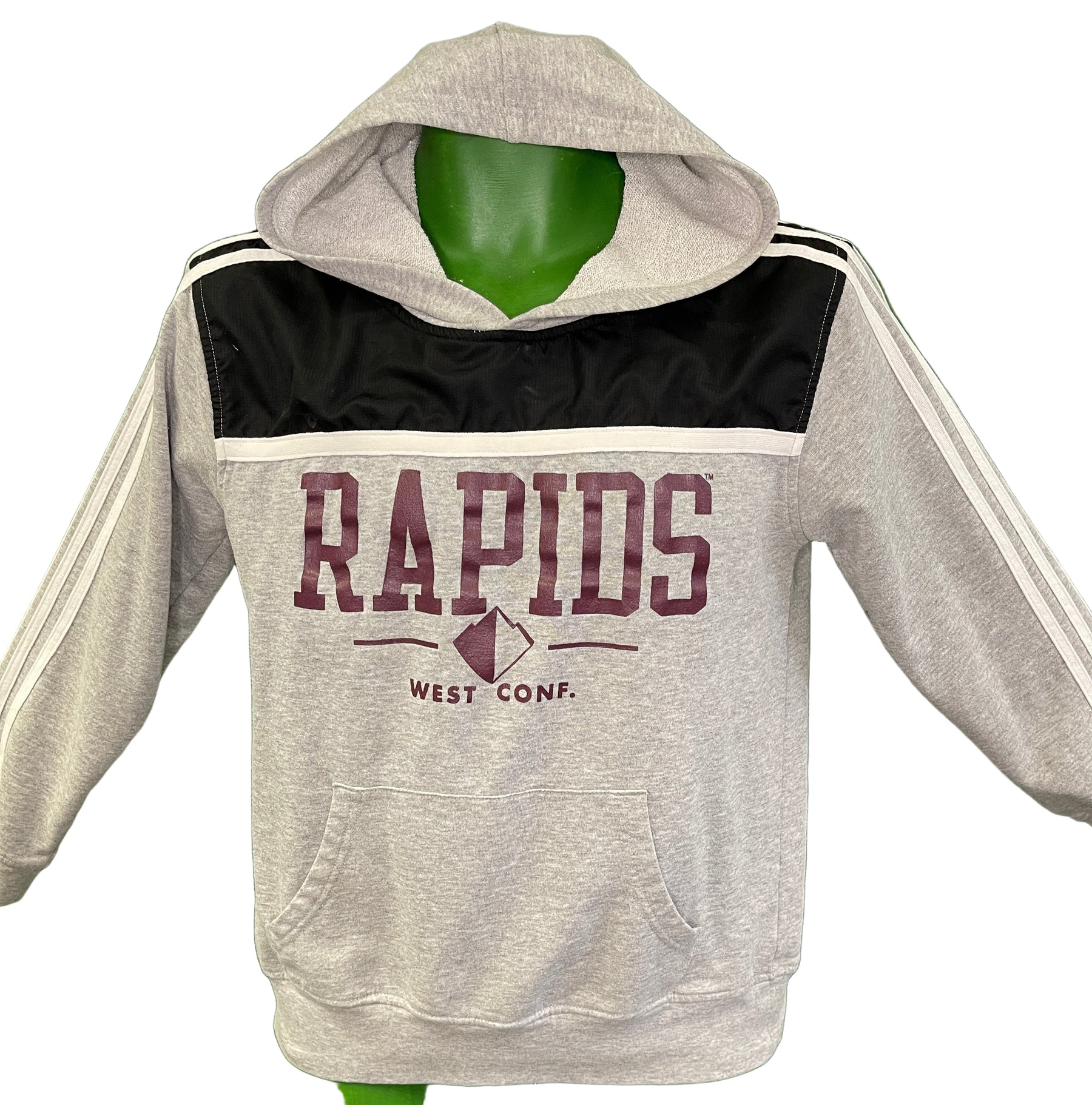 MLS Colorado Rapids Adidas Pullover Grey Hoodie Youth Large 14-16