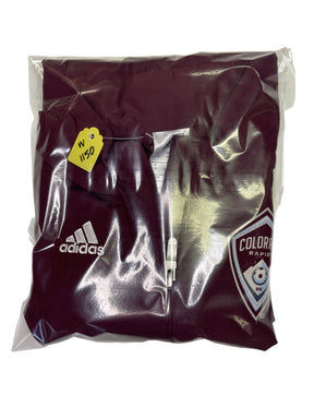 MLS Colorado Rapids Adidas Full Zip Windbreaker Jacket Youth Medium 10-12