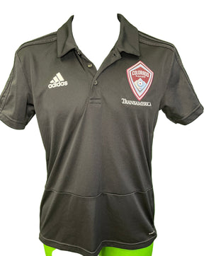 MLS Colorado Rapids Adidas Climalite Polo Golf Shirt Women's Small