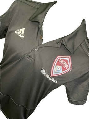 MLS Colorado Rapids Adidas Climalite Polo Golf Shirt Women's Small
