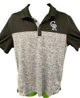 MLB Colorado Rockies Fanatics Colour Blocked Polo Golf Shirt Men's Large
